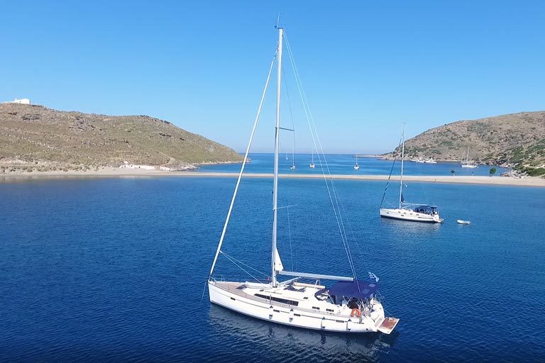 Sailing in Crete with Bavaria 51 - Green Cruises Greece